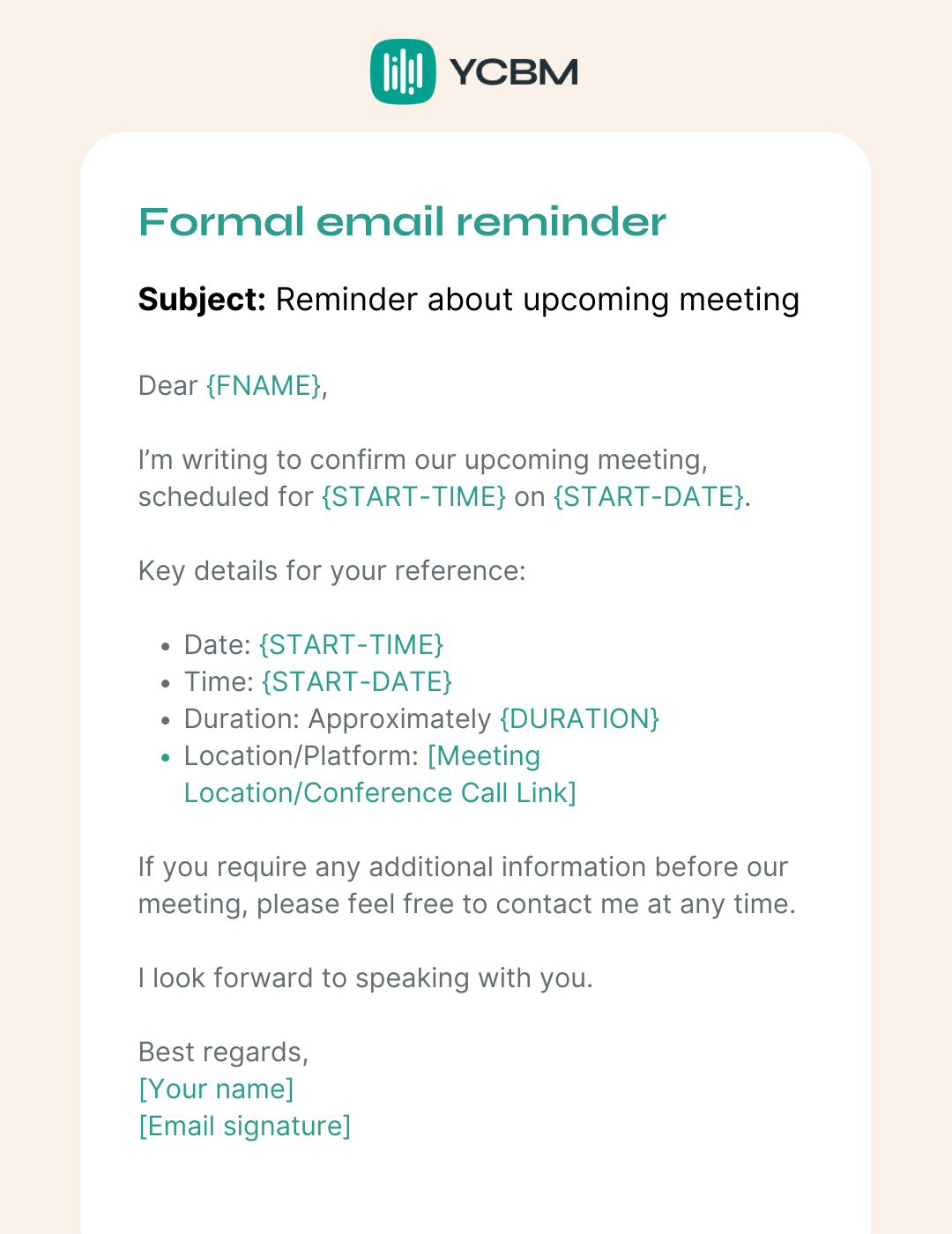 Minimize NoShows 12 Effective Meeting Reminder Email Templates Minimize NoShows 12 Effective Meeting Reminder Email Templates